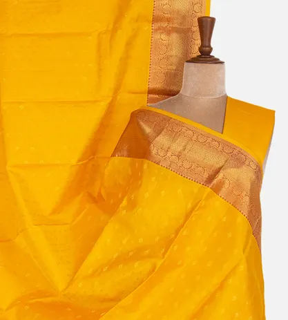 Yellow Soft Silk Saree1