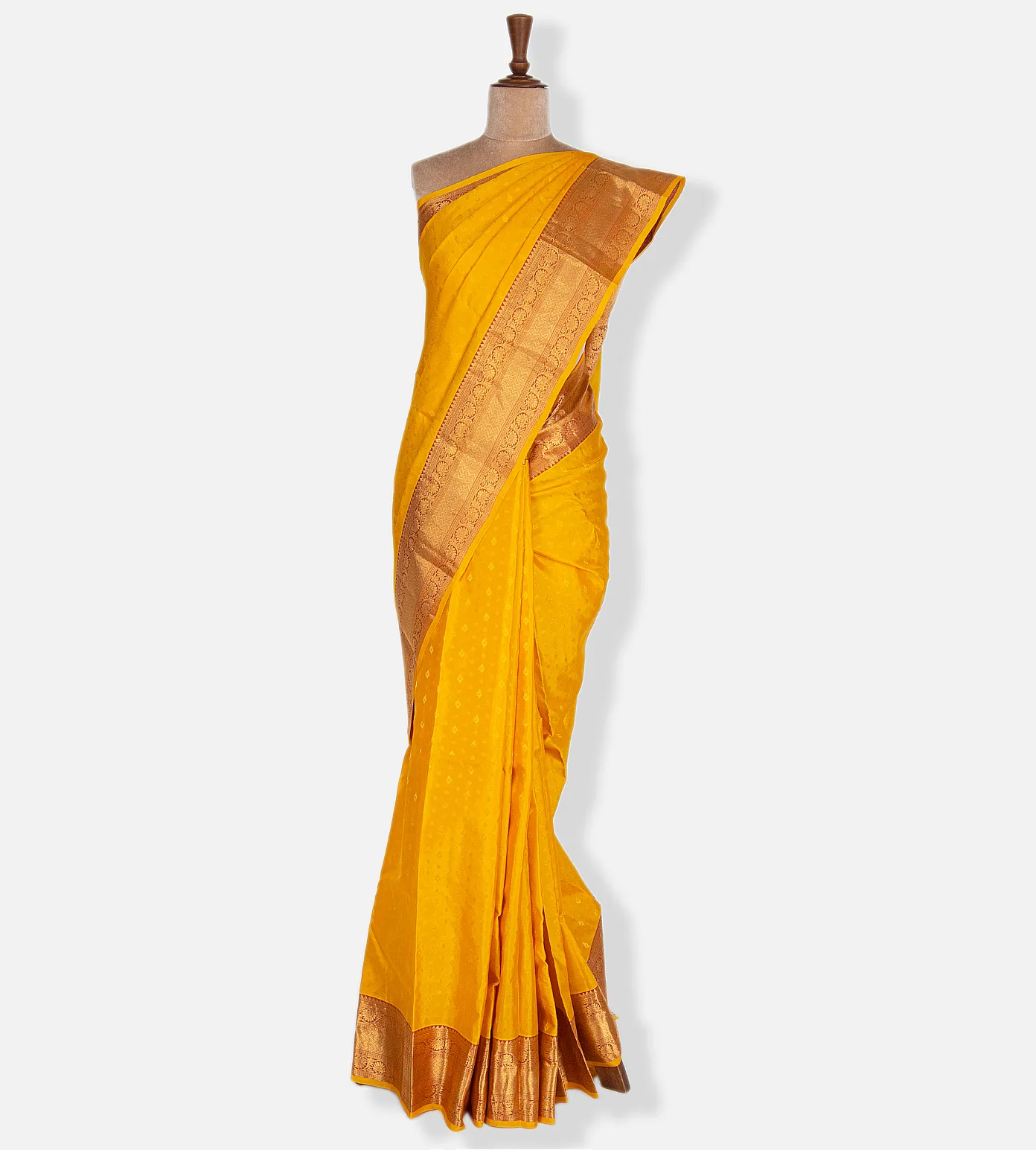 Yellow Soft Silk Saree2
