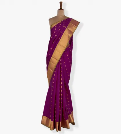 Purple Soft Silk Saree2