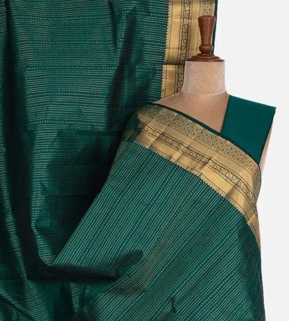 Emerald Green Soft Silk Saree1