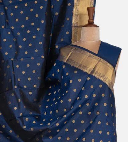 Deep Blue Soft Silk Saree1