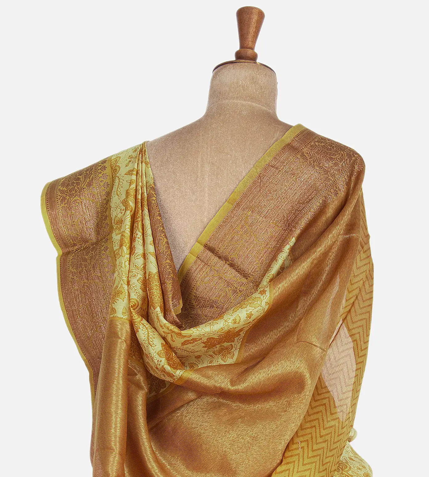 Light Yellow Cotton Saree3
