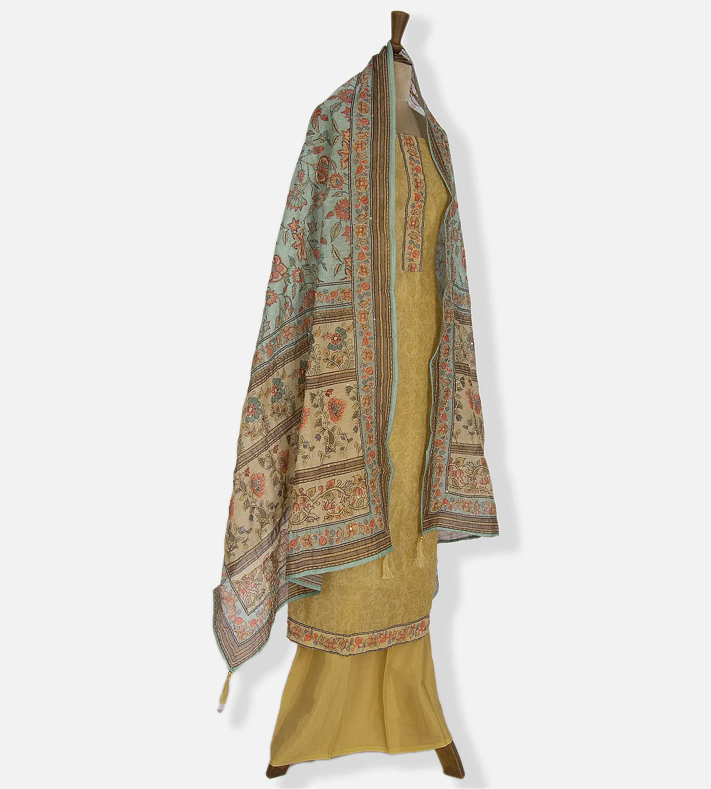 Beige Mixed Cotton Salwar3