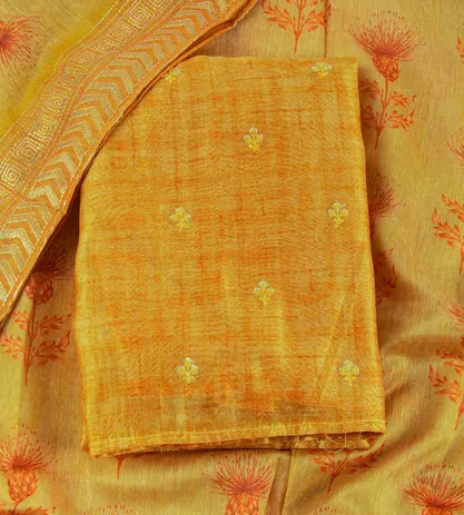 Yellow Mixed Cotton Salwar1