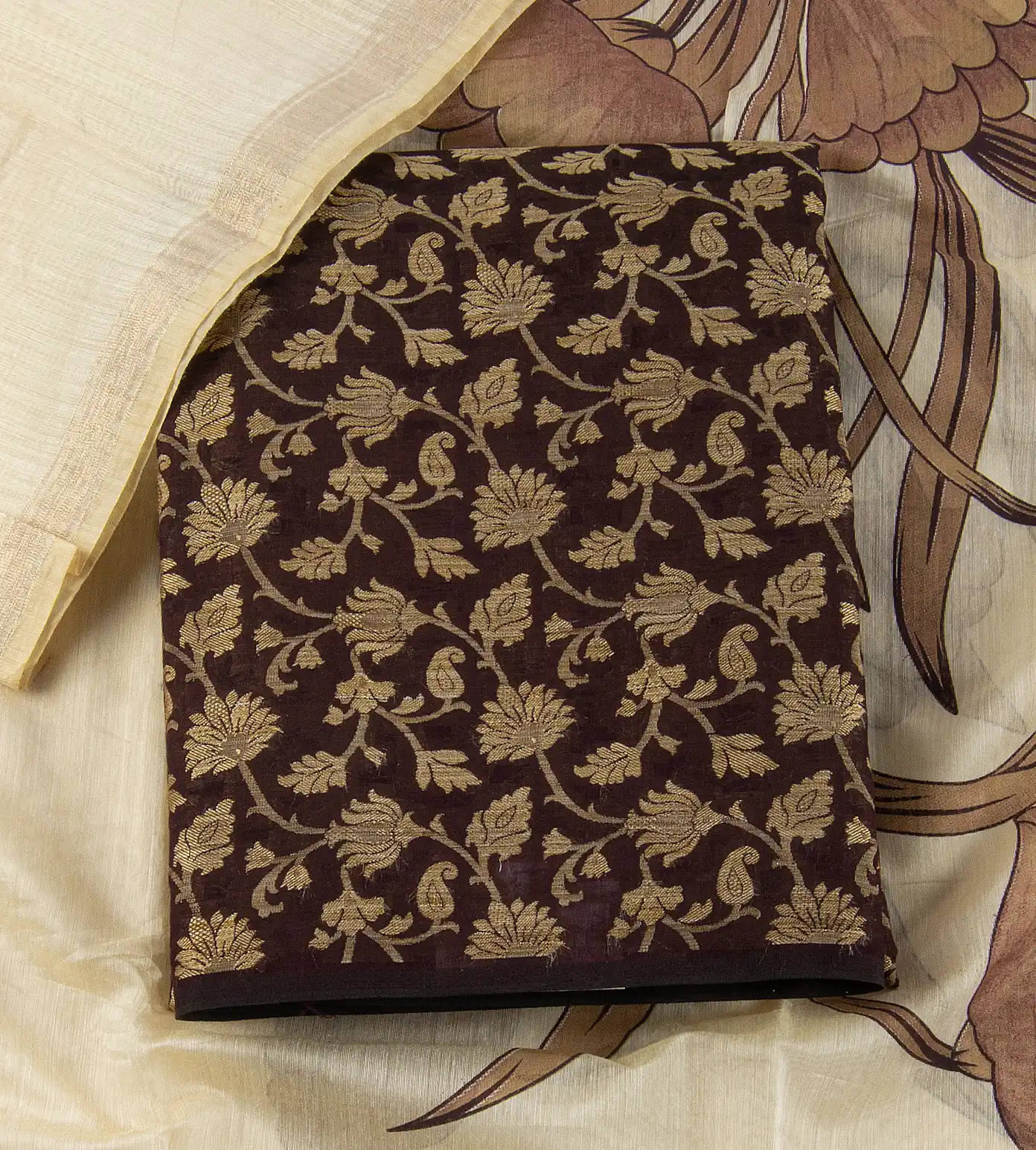 Maroon Banarasi Cotton Salwar1