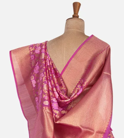 Pink Kora Silk Saree3
