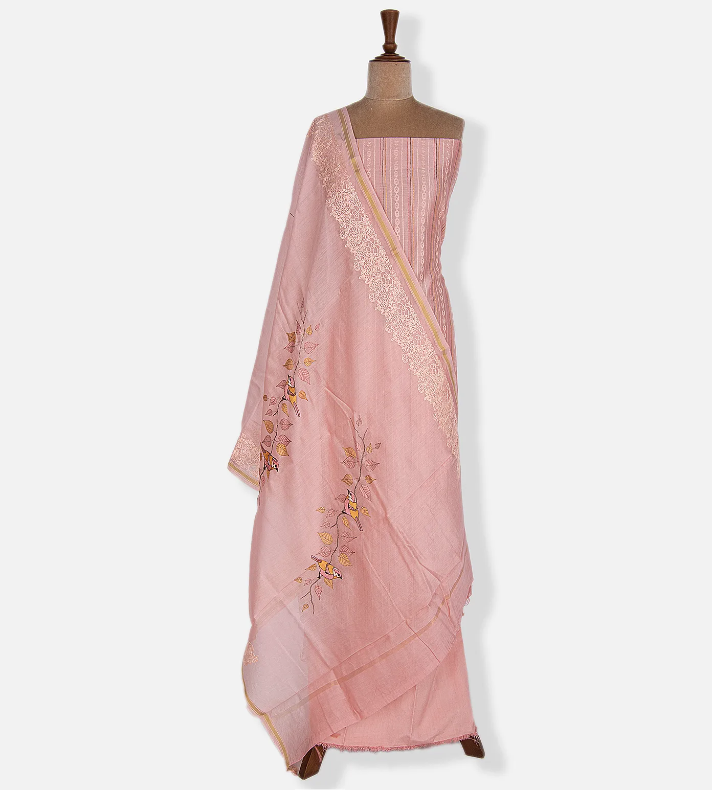 Light Pink Chanderi Cotton Salwar2
