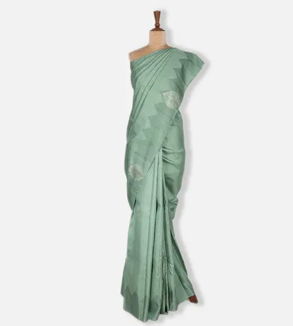 Pastel Green Kanchipuram Silk Saree2