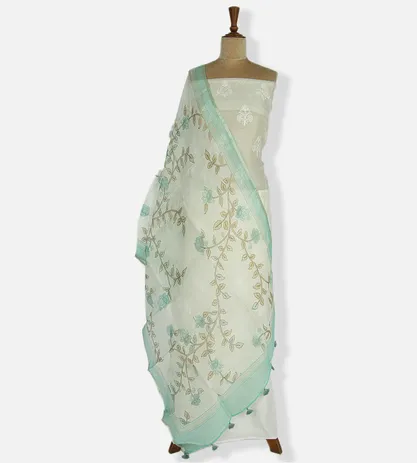 Off White Organza Embroidery Salwar2