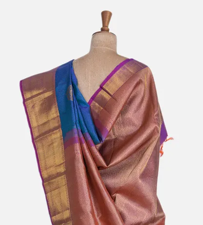 Blue Kanchipuram Silk saree3