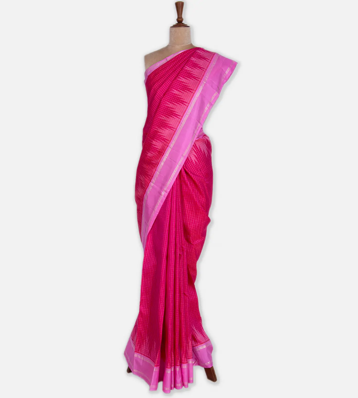 Pink Kanchipuram Silk Saree2