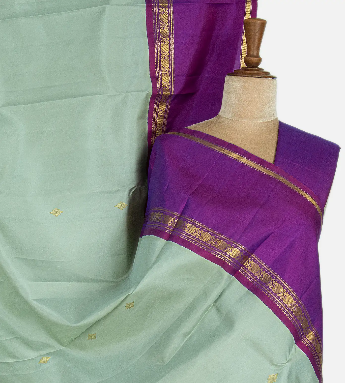 Pistachio Green Kanchipuram1