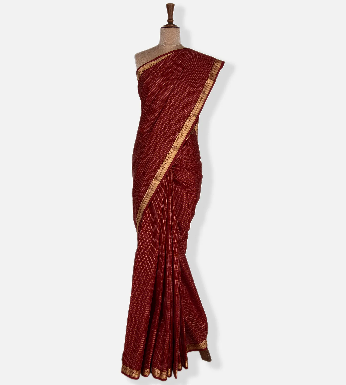 Maroon Soft Silk Saree2