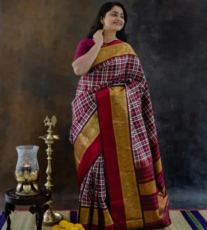 Multi Color Kanchipuram Silk Saree2