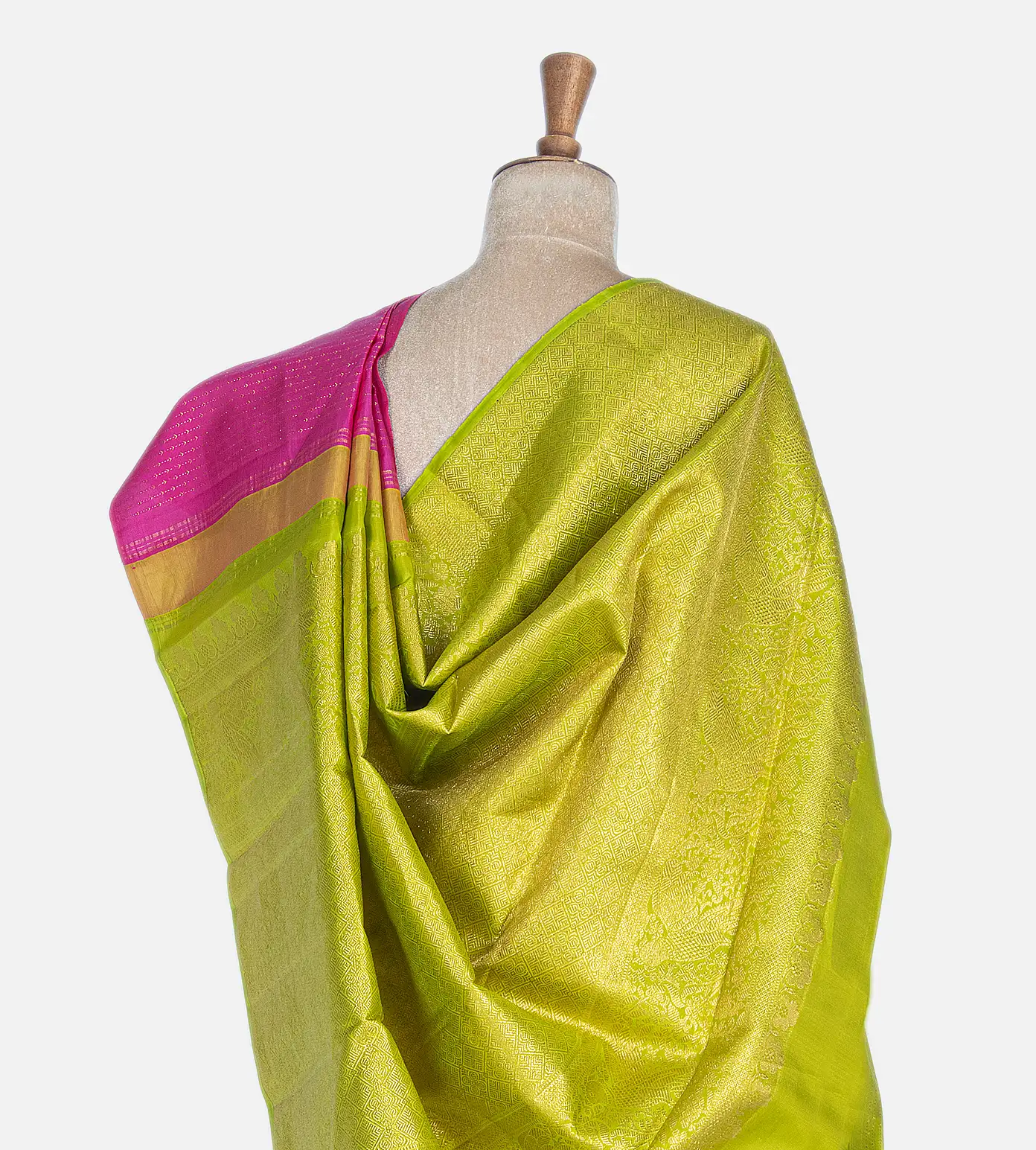 Fuschia Pink Kanchipuram Silk Saree3