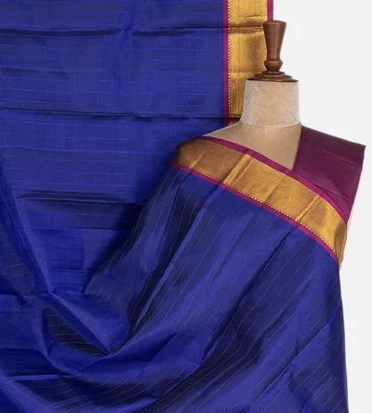 Admiral Blue Kanchipuram Silk Saree1