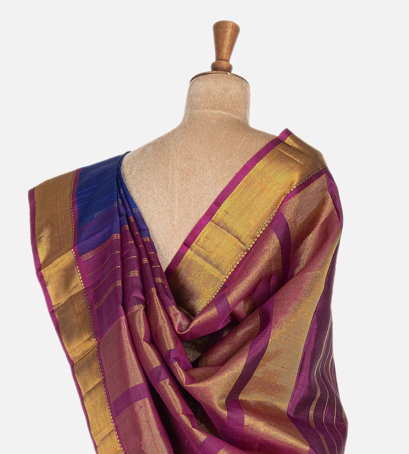 Admiral Blue Kanchipuram Silk Saree3