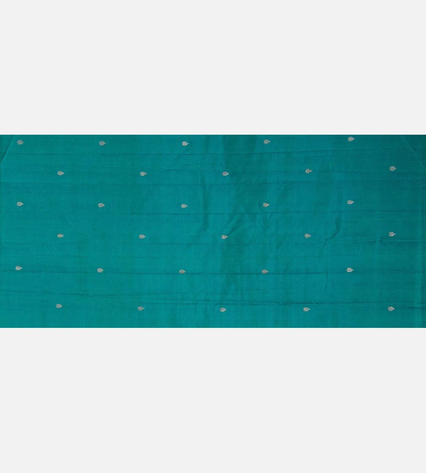 Deep Teal Kanchipuram Silk Saree4