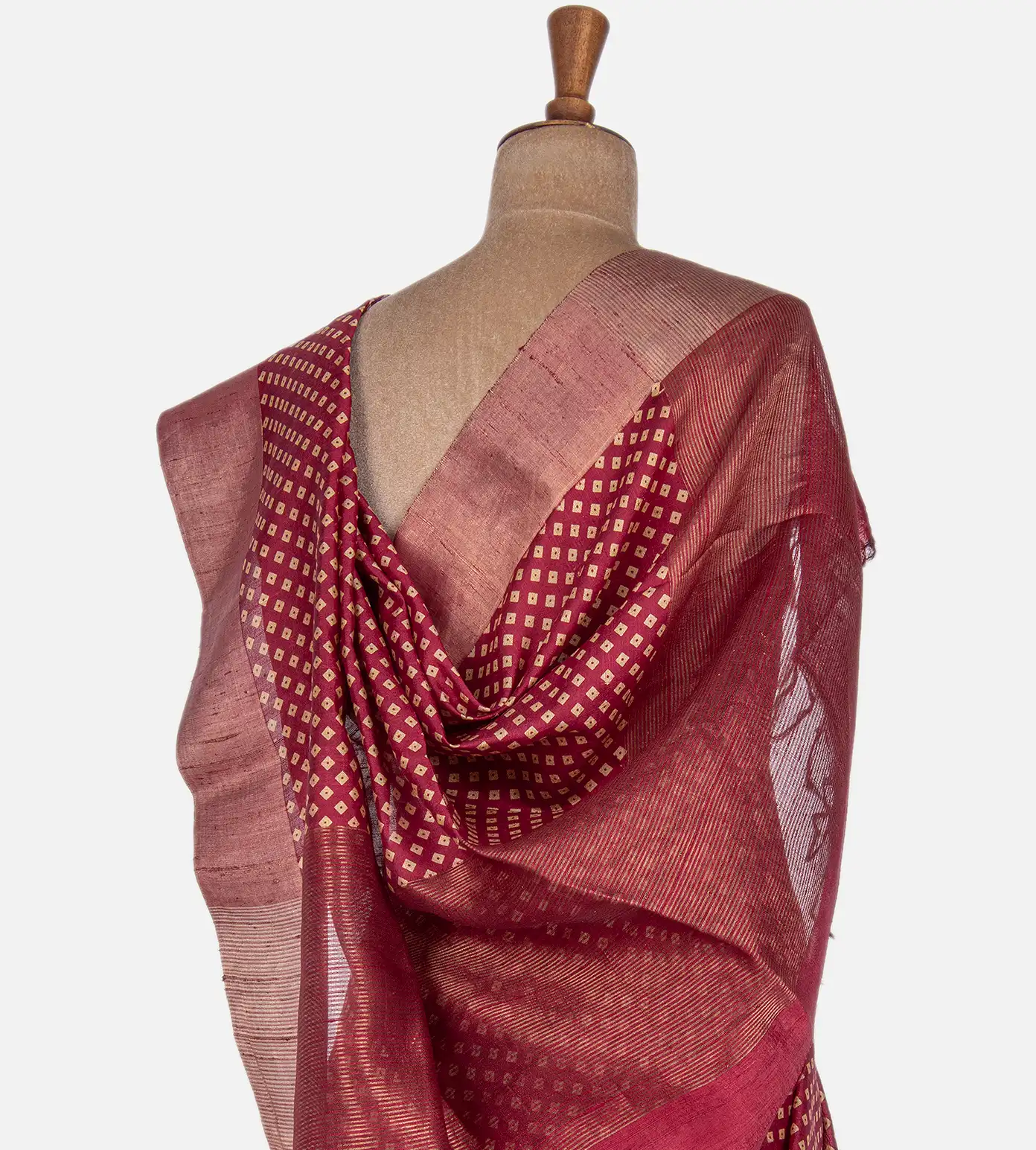 Pink Raw Silk Saree3