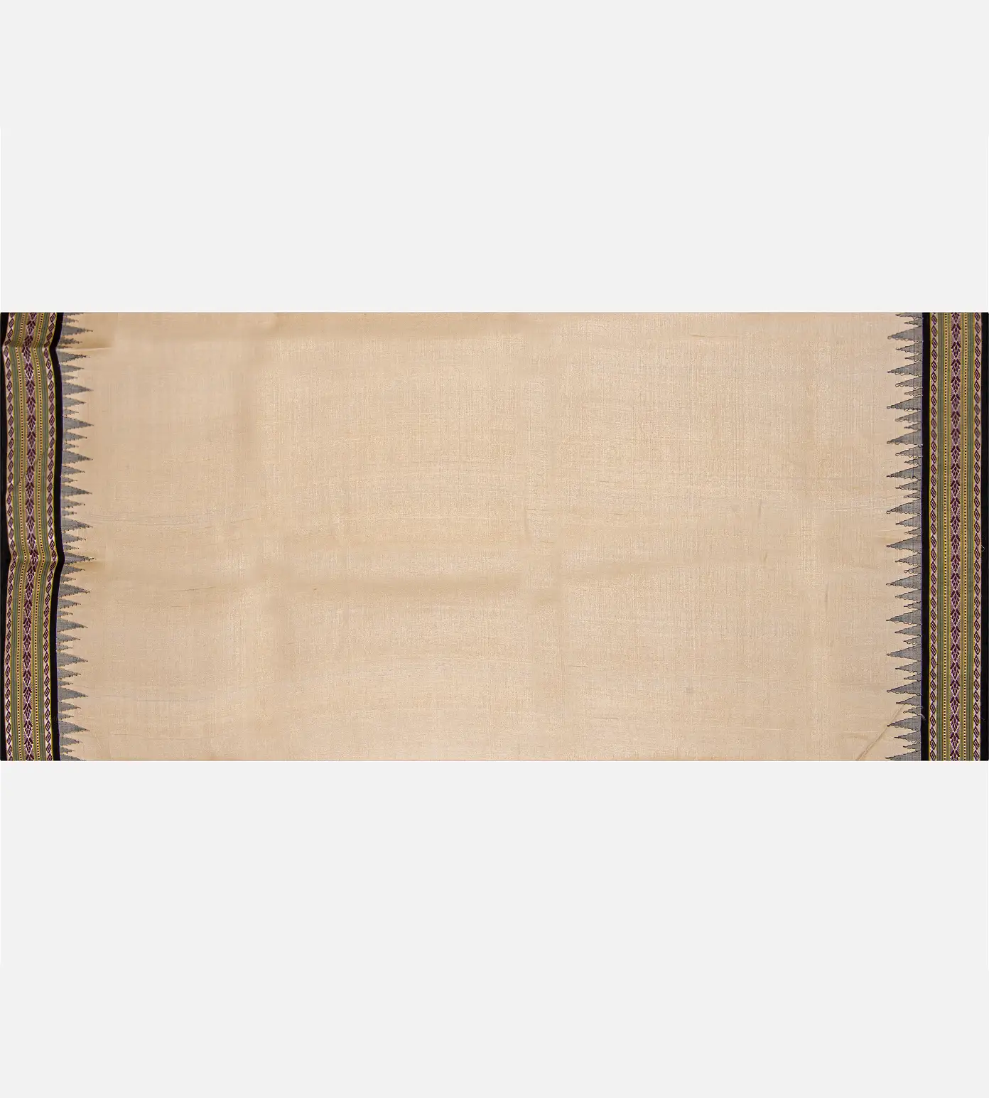 Off White Vidarbha Tussar Saree4