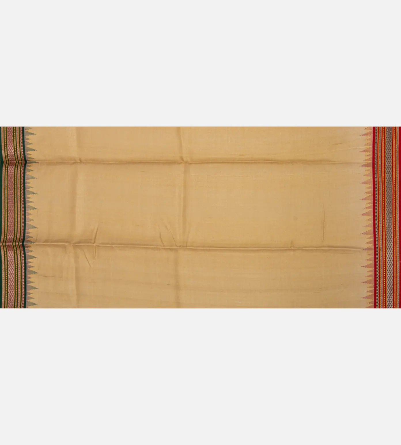 Dark Beige Vidarbha Tussar Saree4