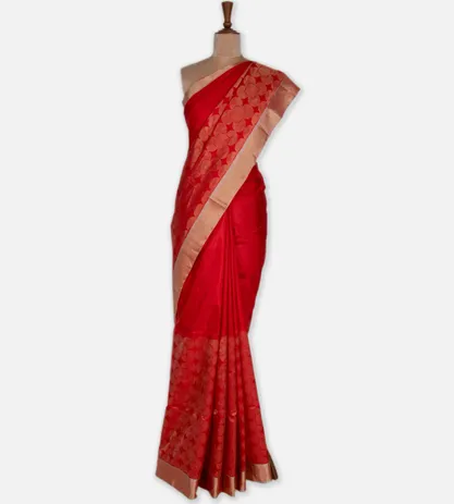 Red Soft Silk Saree2