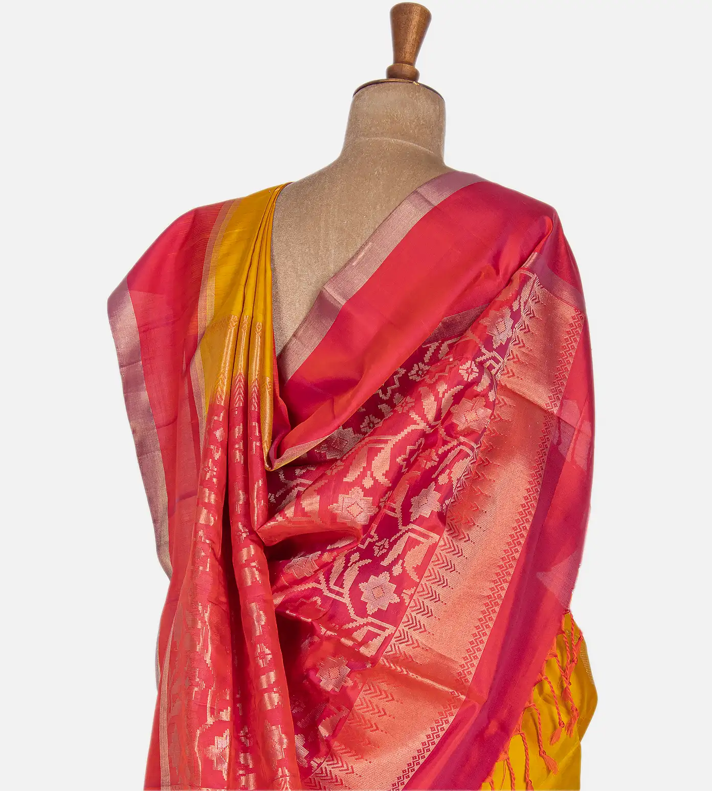 Yellow Soft Silk Saree3