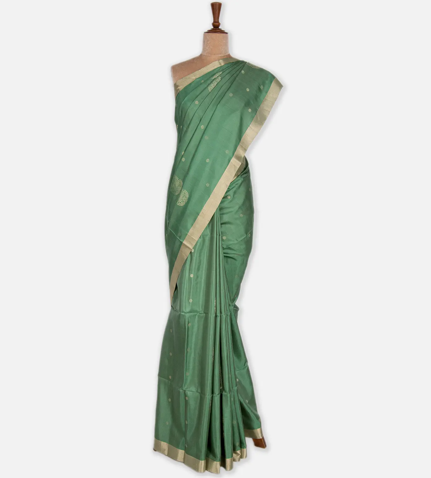 Green Soft Silk Saree2