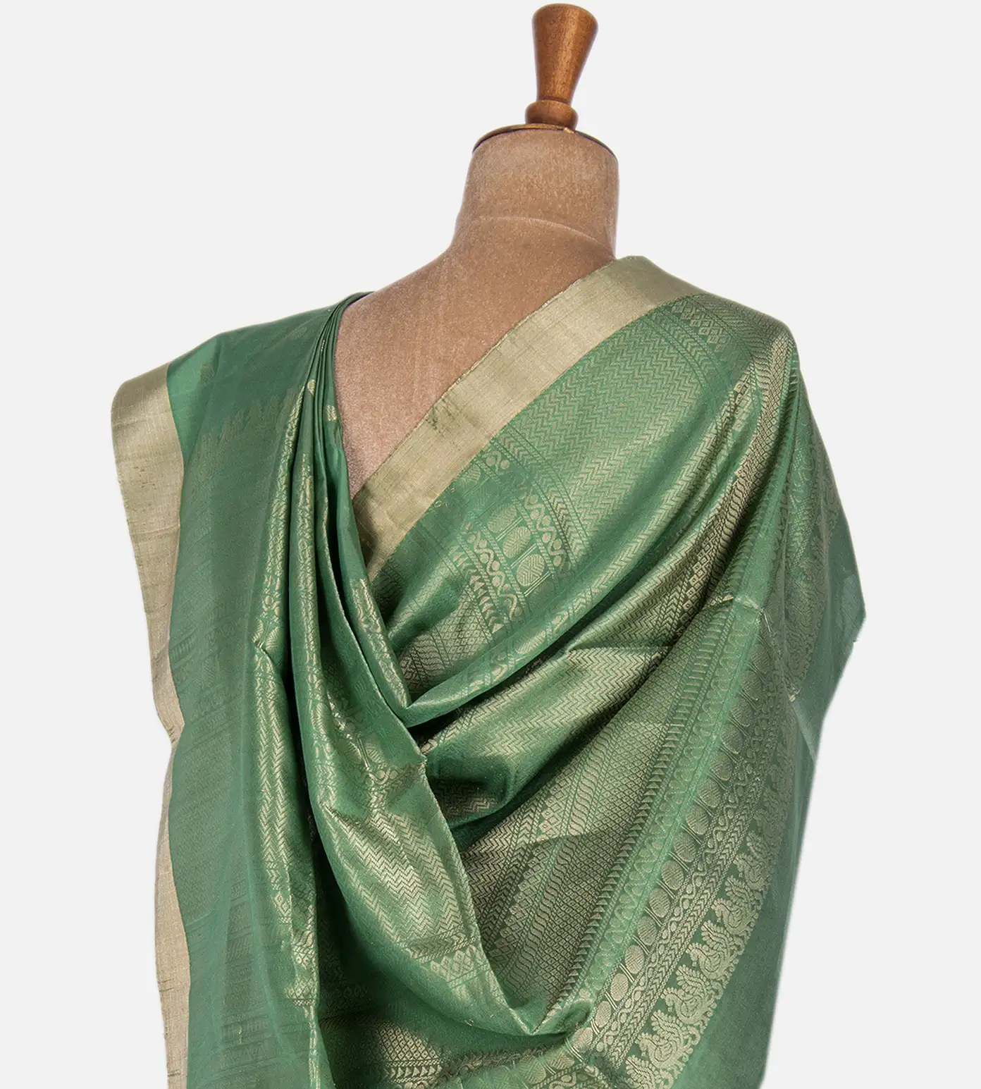 Green Soft Silk Saree3