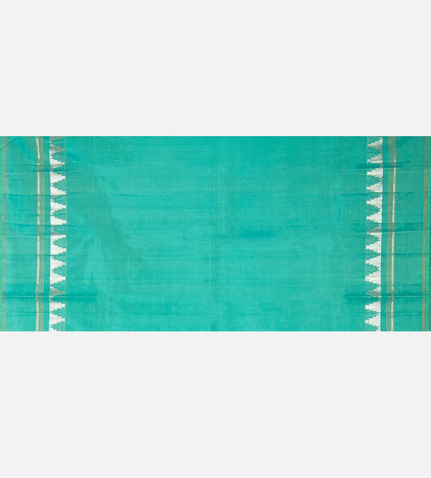 Sea Green Kanchipuram Silk Saree4