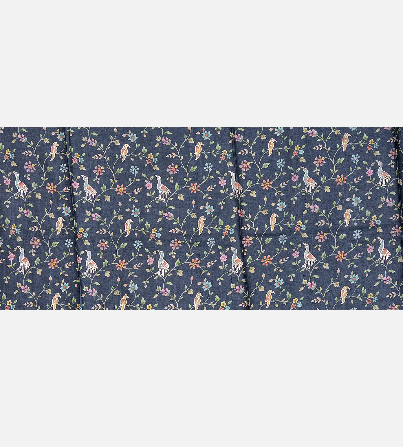 Deep Grey Tussar Saree4