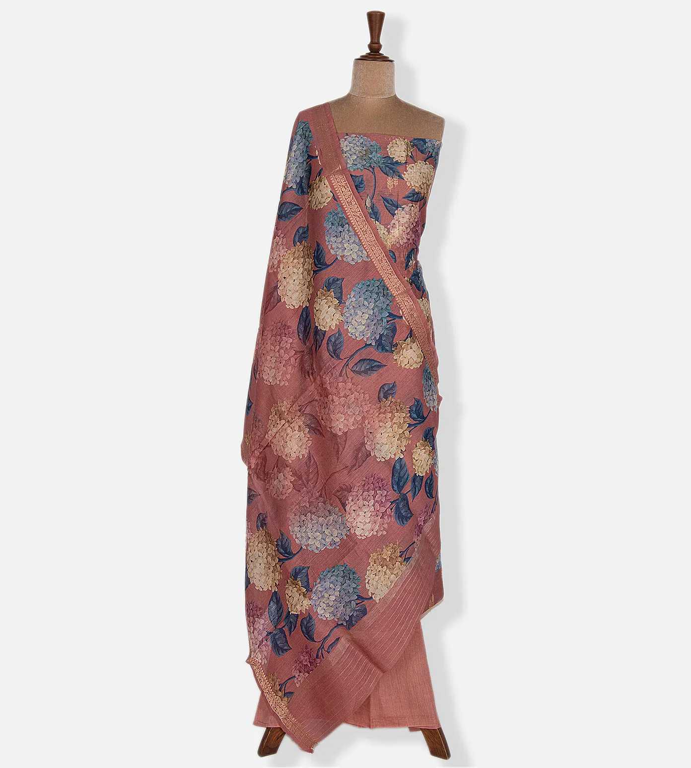 Salmon Pink Tussar Salwar2