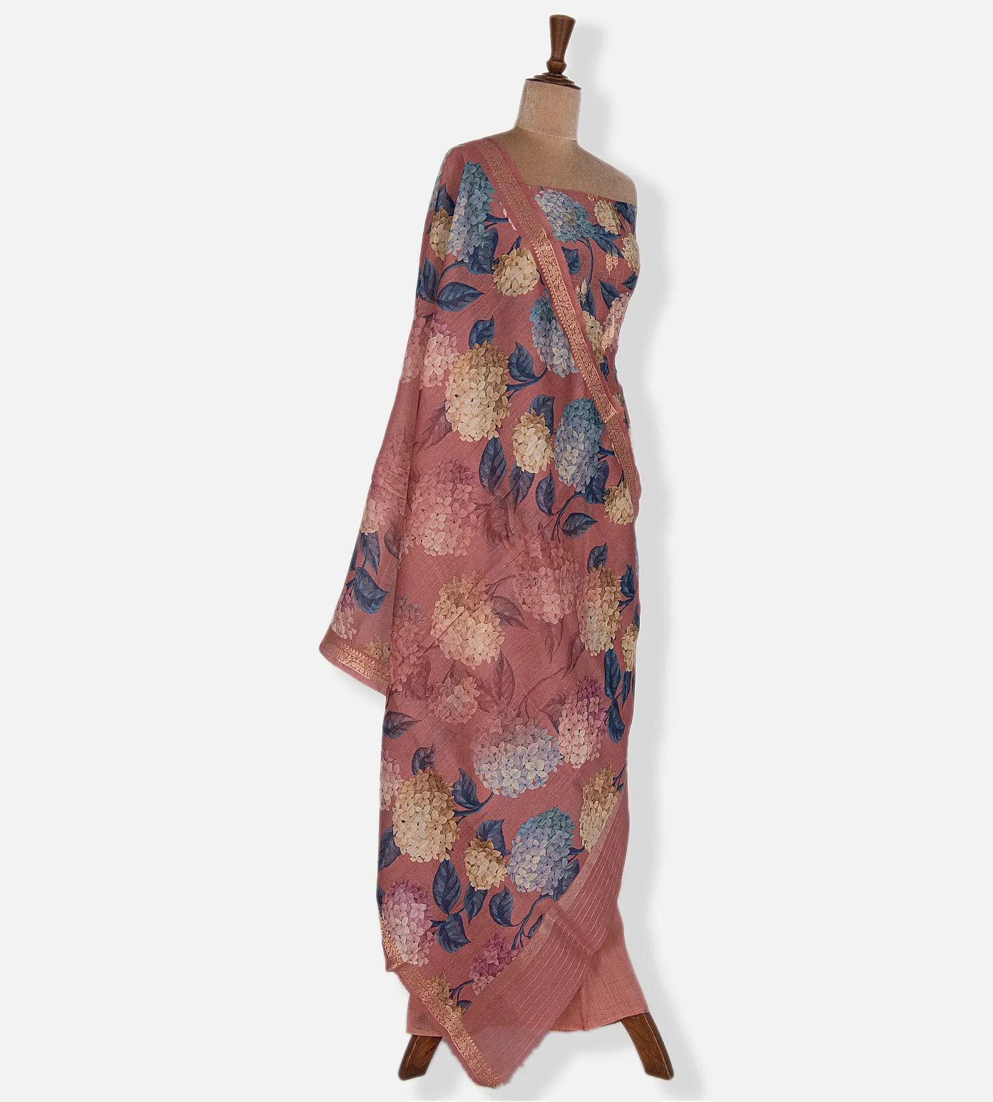 Salmon Pink Tussar Salwar3