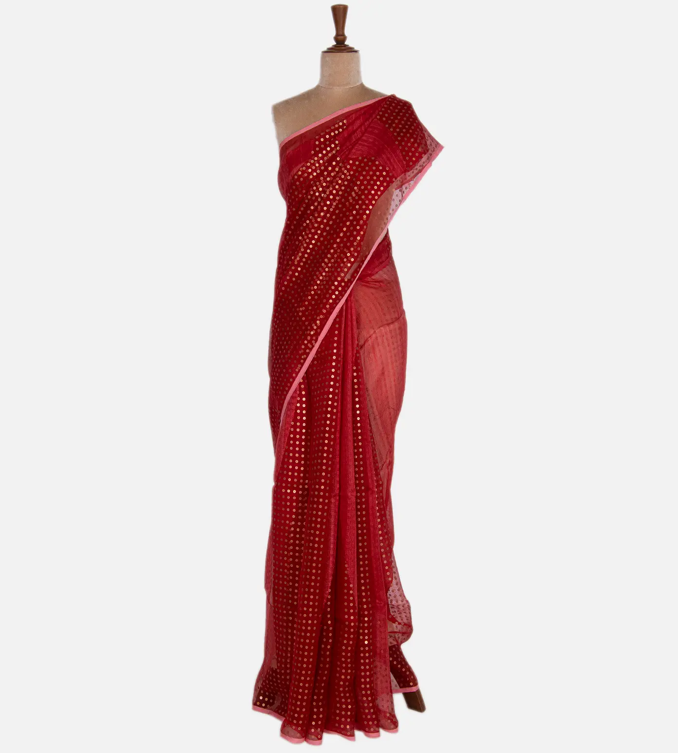 Red Tussar Saree2