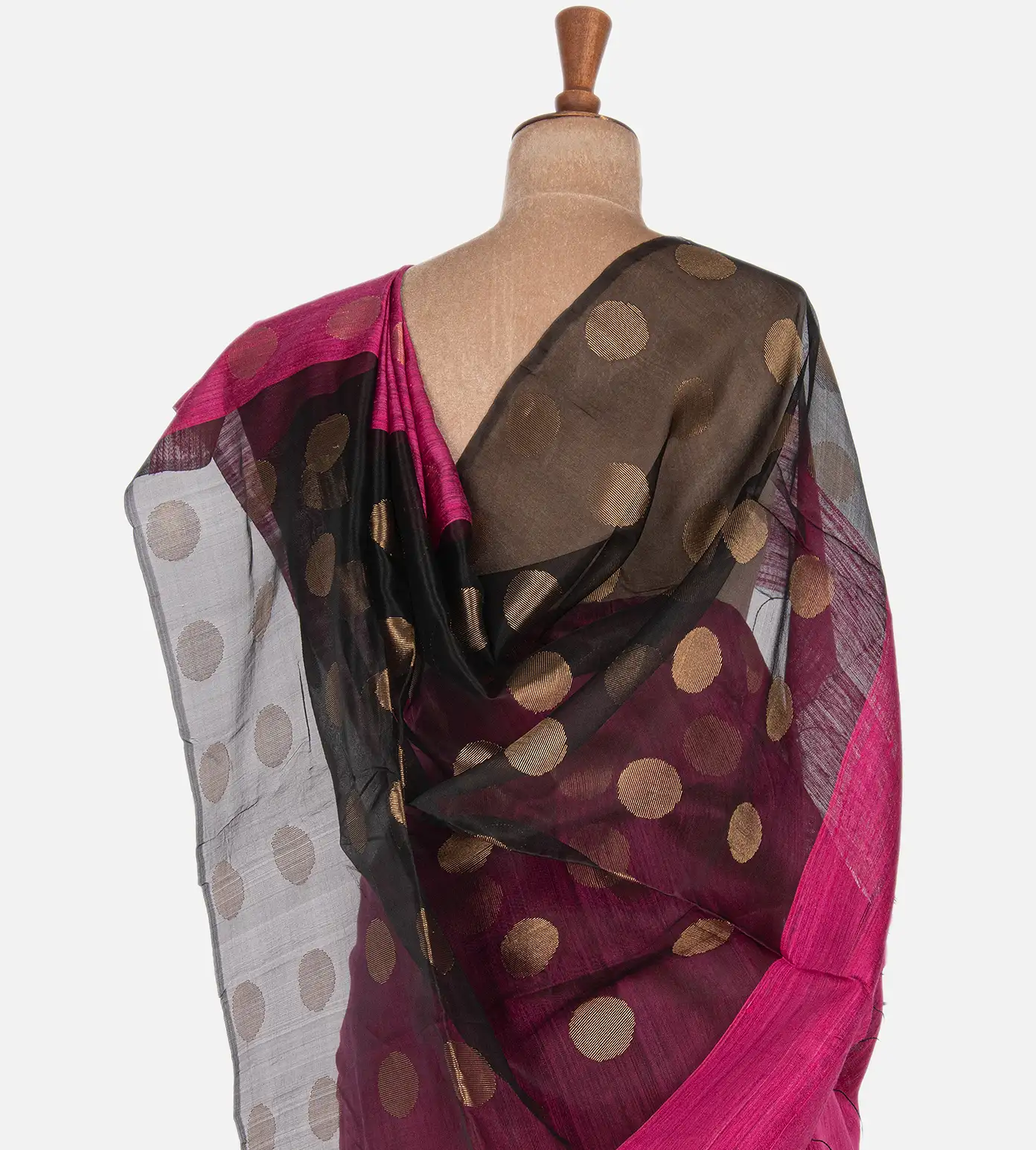Pink Tussar Saree3