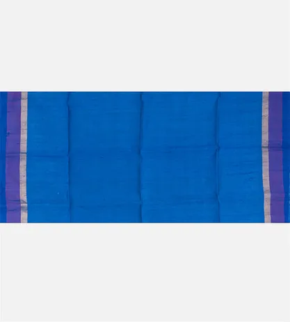 Blue Raw Silk Saree4