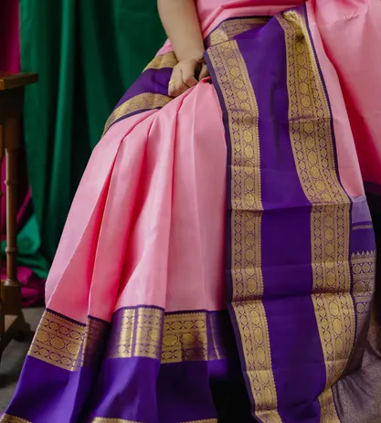 Lotus Pink Kanchipuram Silk Saree3