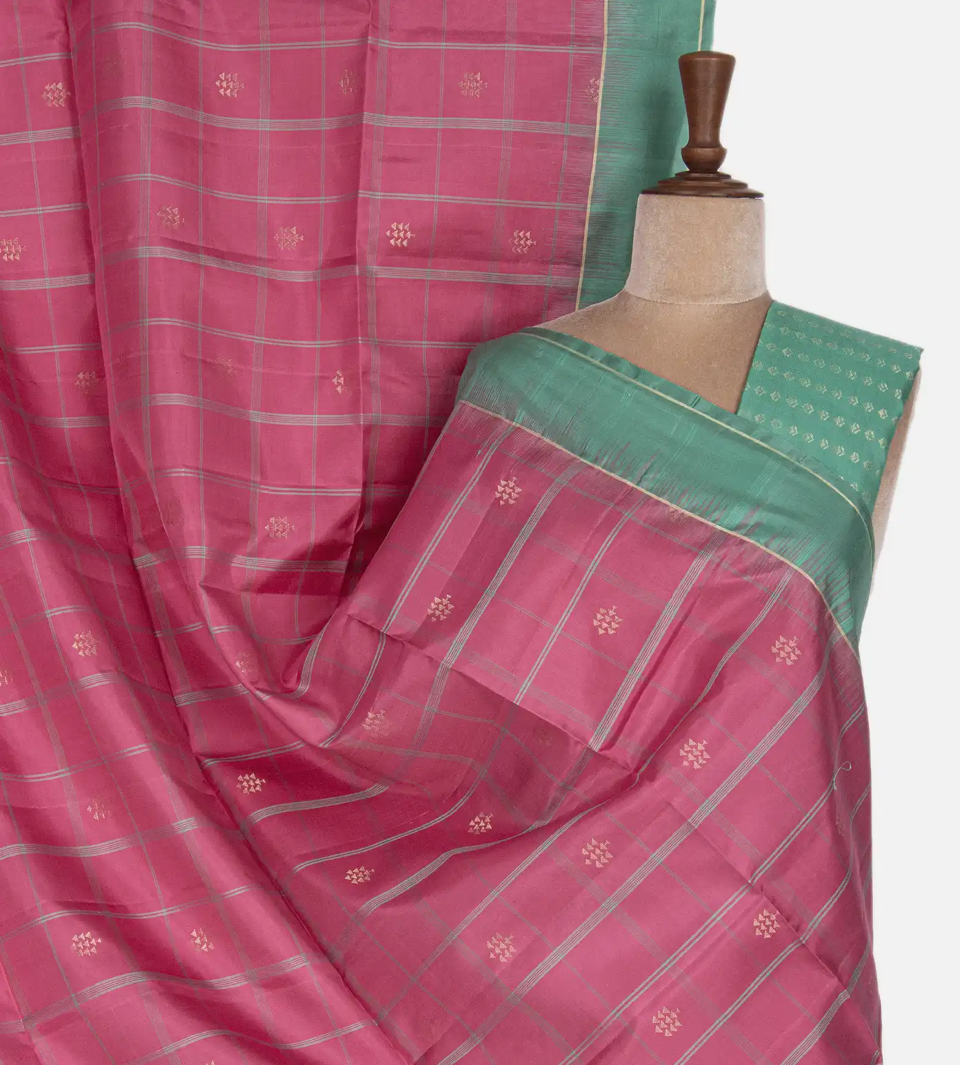 Berry Pink Soft Silk Saree1