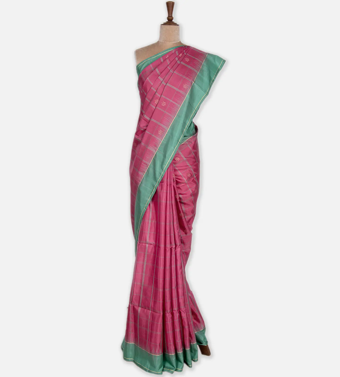 Berry Pink Soft Silk Saree2