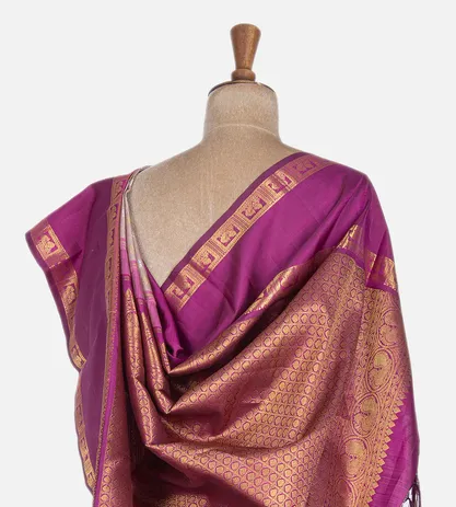 Mauve Kanchipuram Silk Saree3