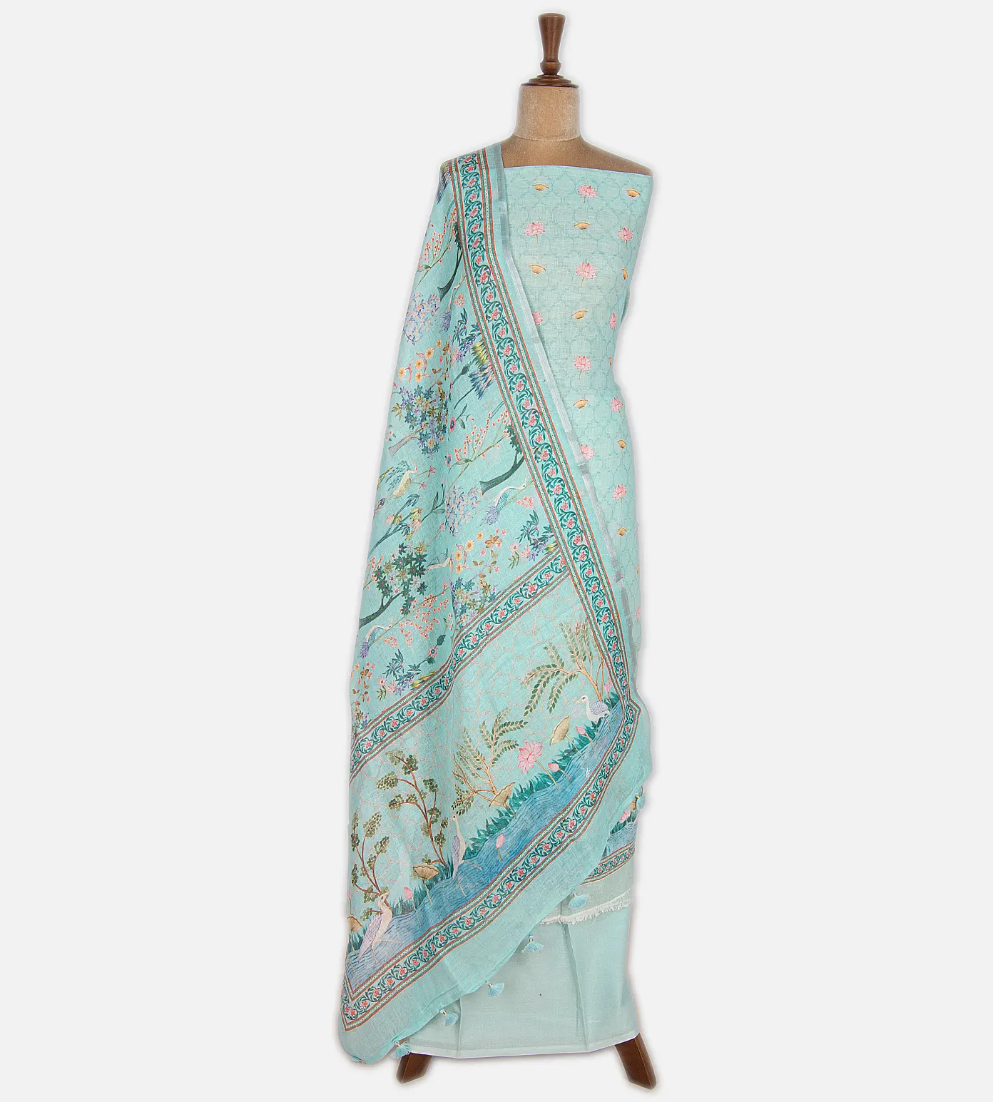 Light Blue Linen Salwar2