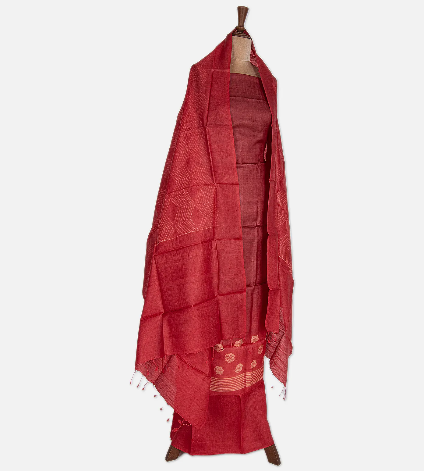 Red Tussar Salwar3