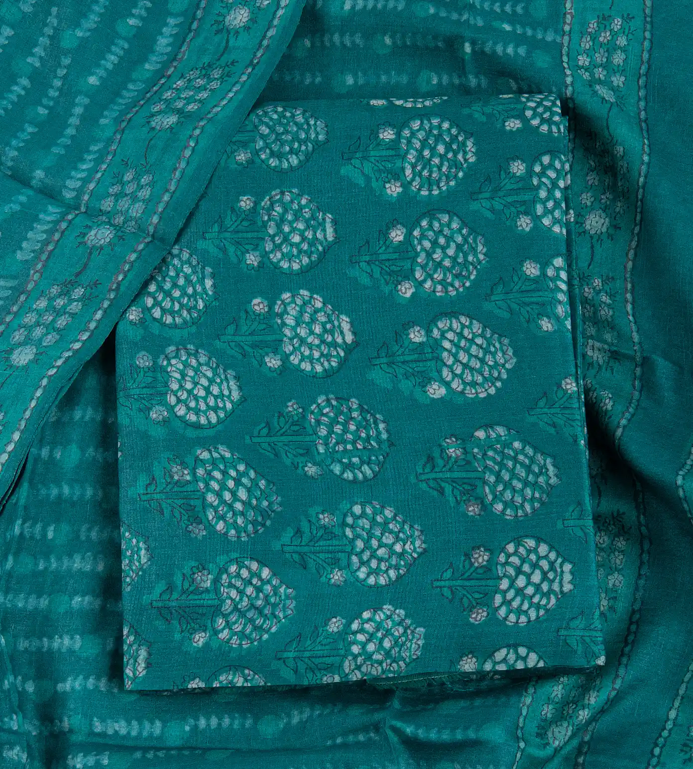 Blue Tussar Salwar1