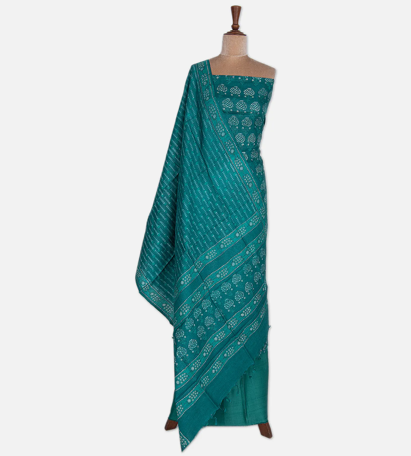 Blue Tussar Salwar2