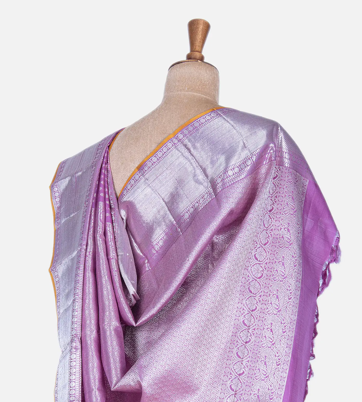 Lavender Kanchipuram Silk Saree3