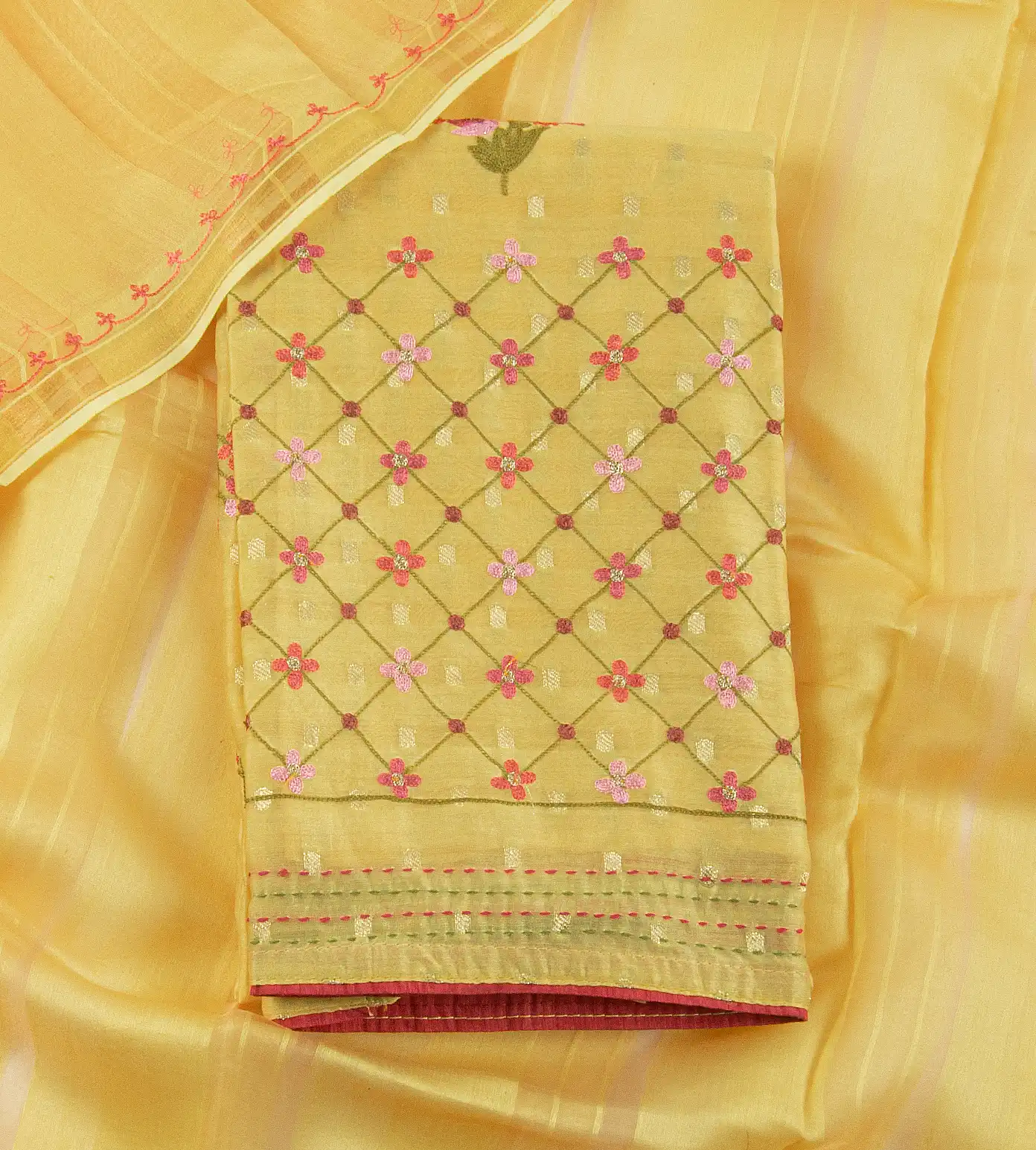 Yellow Chanderi Cotton Salwar1