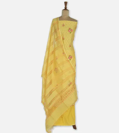 Yellow Chanderi Cotton Salwar3