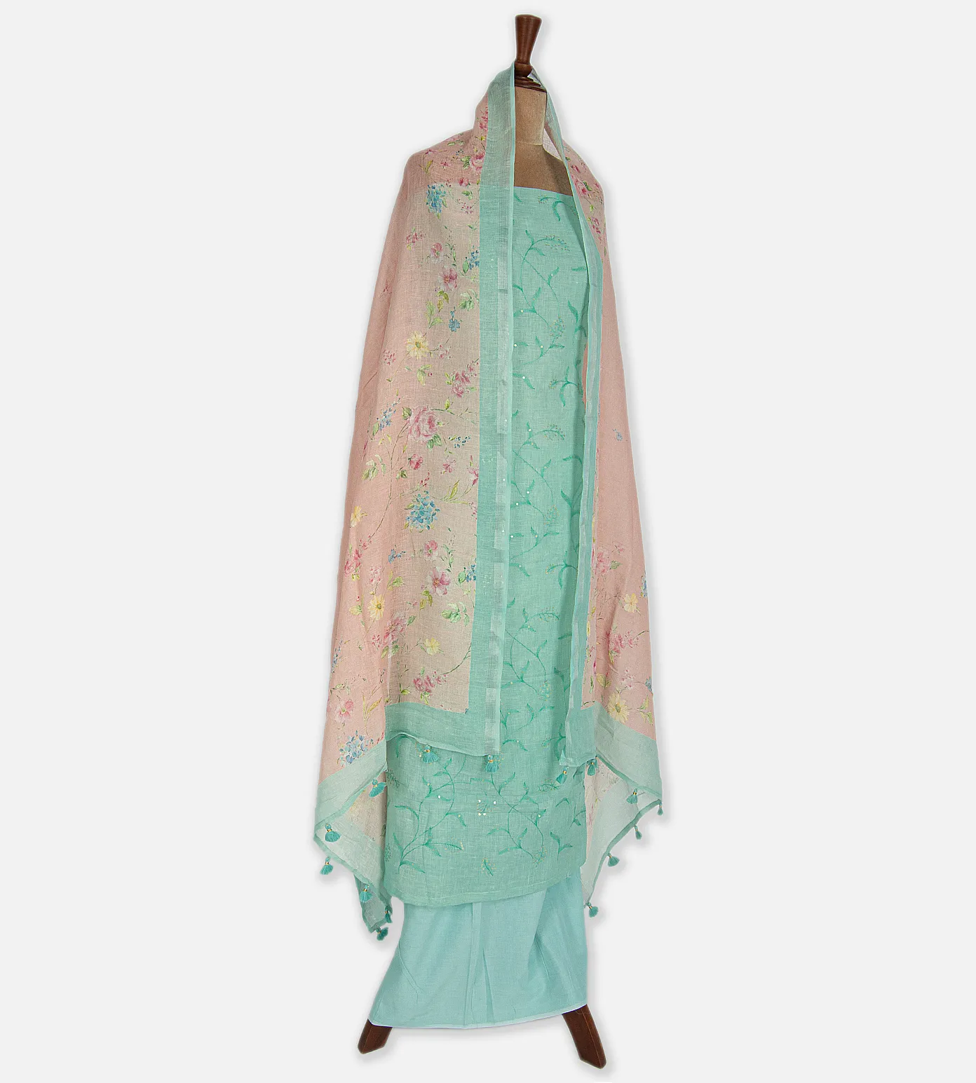 Blue Linen Salwar3