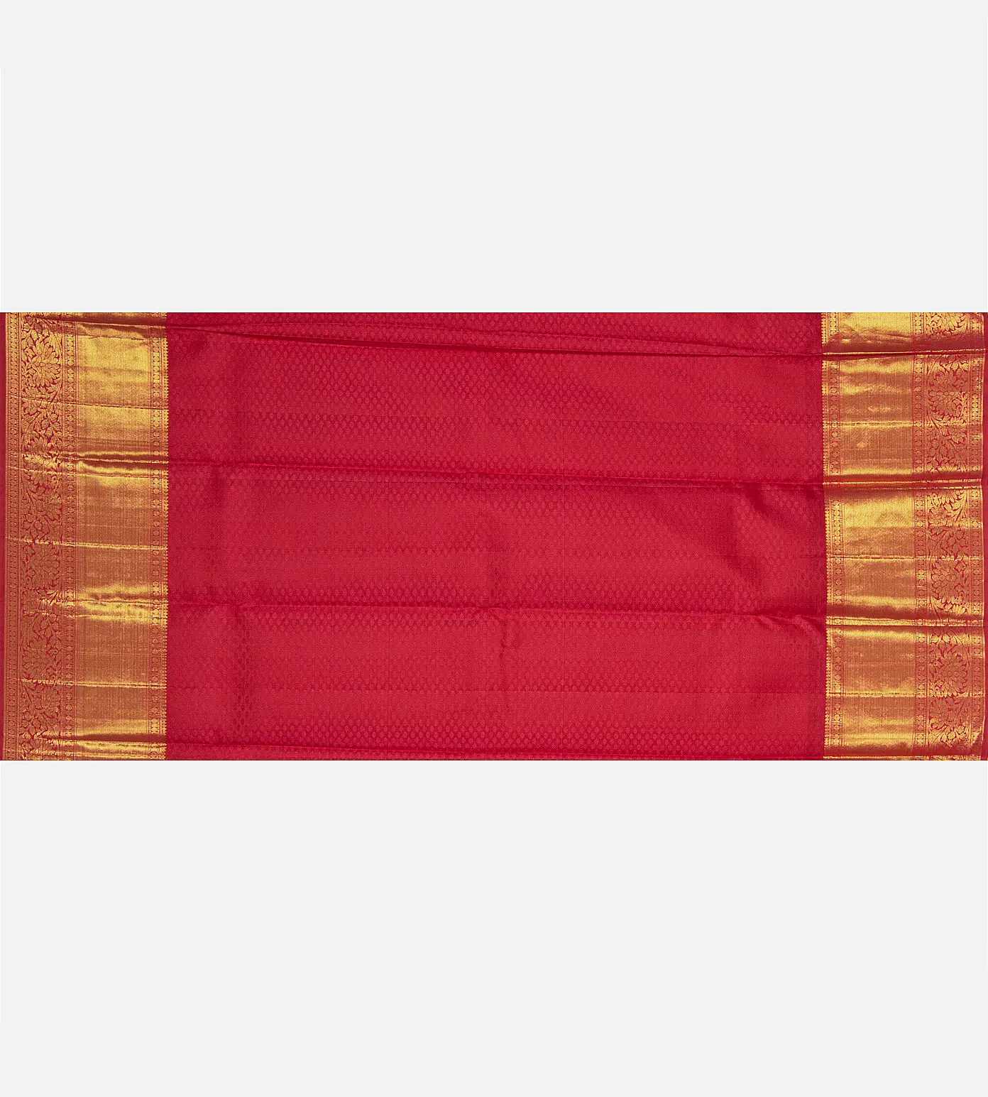 Yellow Kanchipuram Silk Saree4