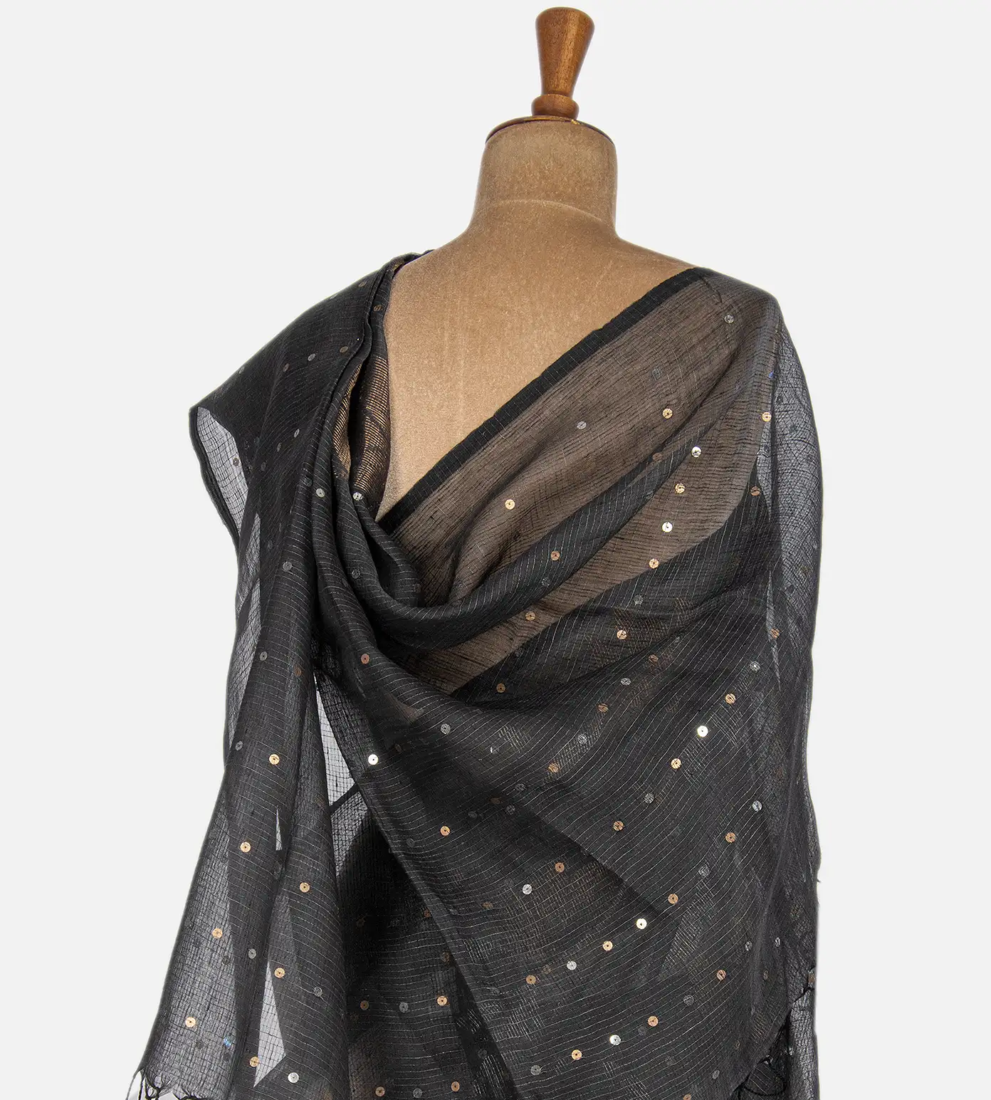 Black Tussar Saree3